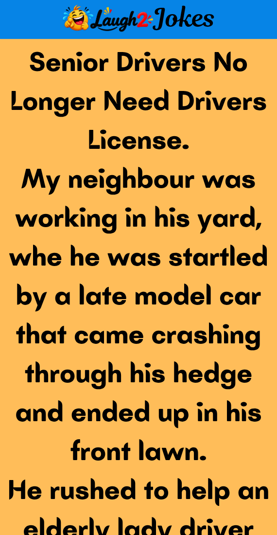 Senior Drivers No Longer Need Drivers License