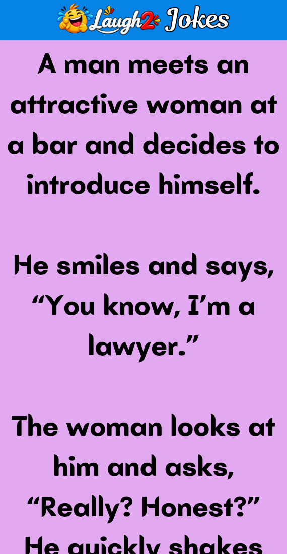 A man meets an attractive woman in a bar