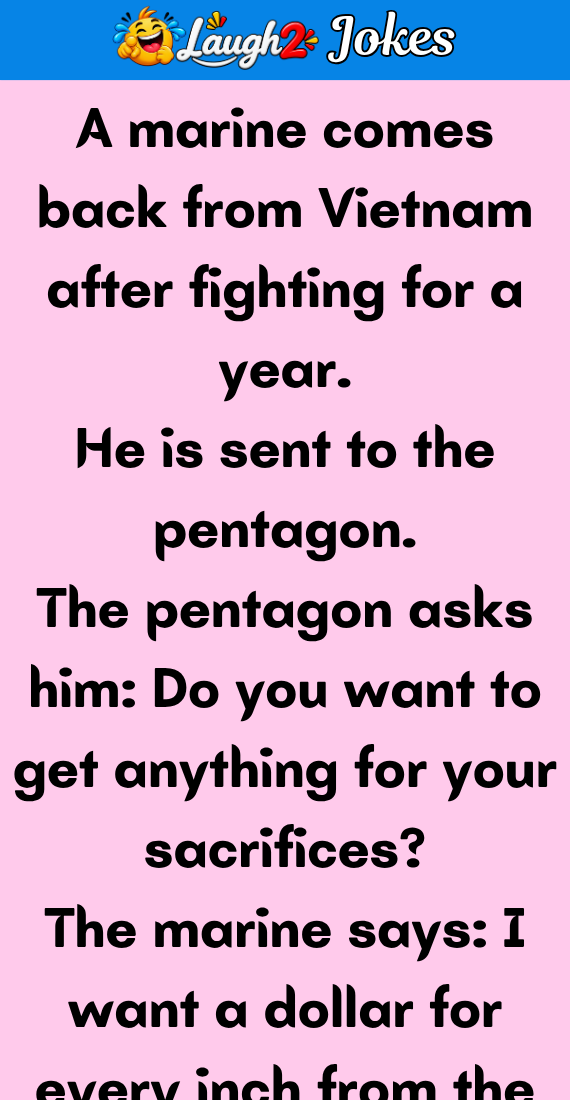A marine comes back from Vietnam after fighting
