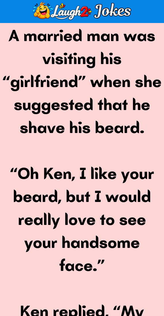 A married man was visiting his girlfriend