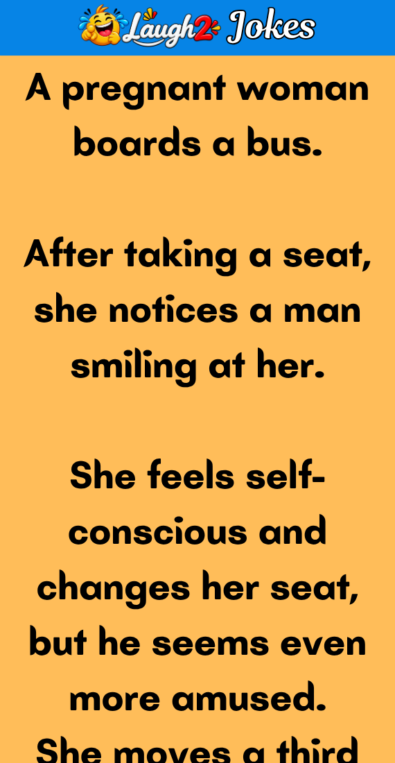 A pregnant woman boards a bus