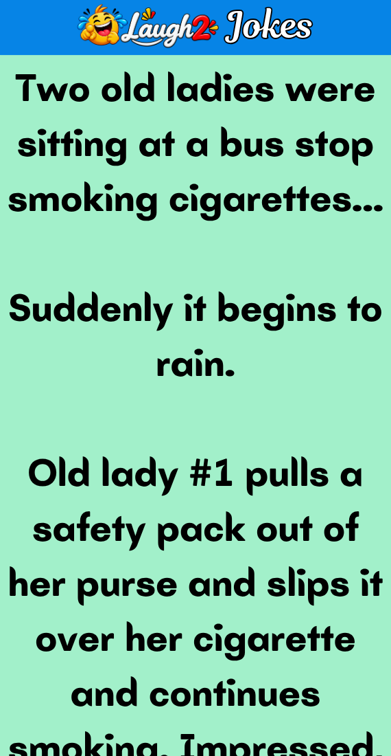 Two old ladies were sitting at a bus stop