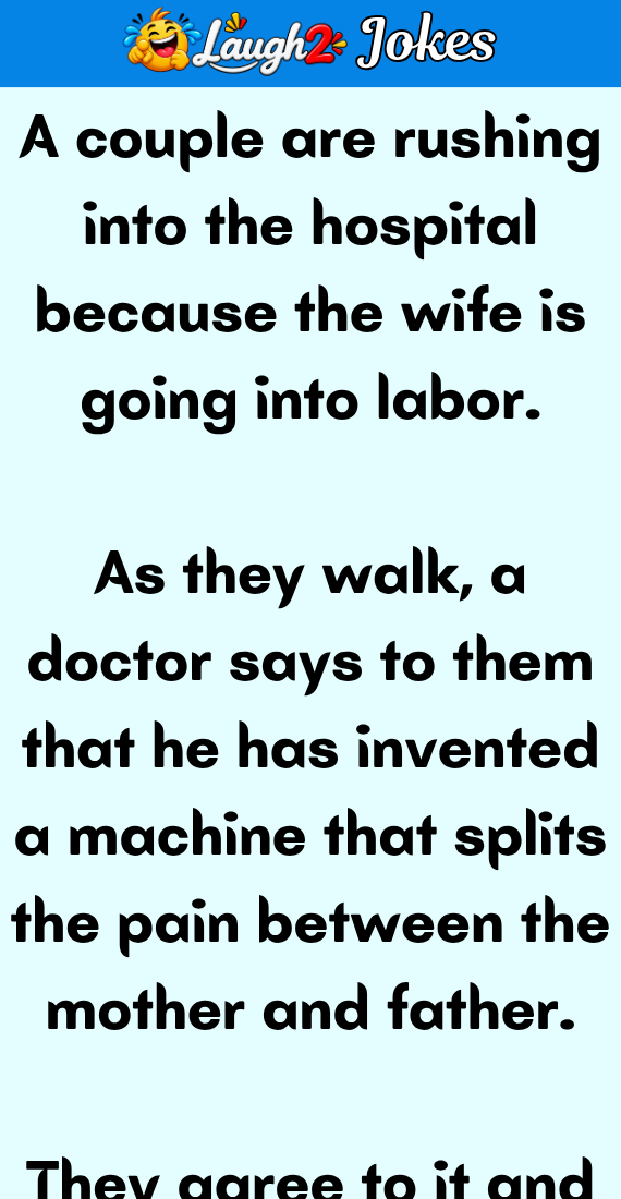 A couple rushing into the hospital
