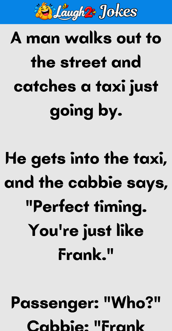 A man walks out to the street and catches a taxi