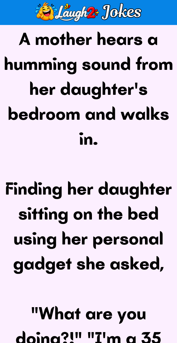 A mother hears a humming sound