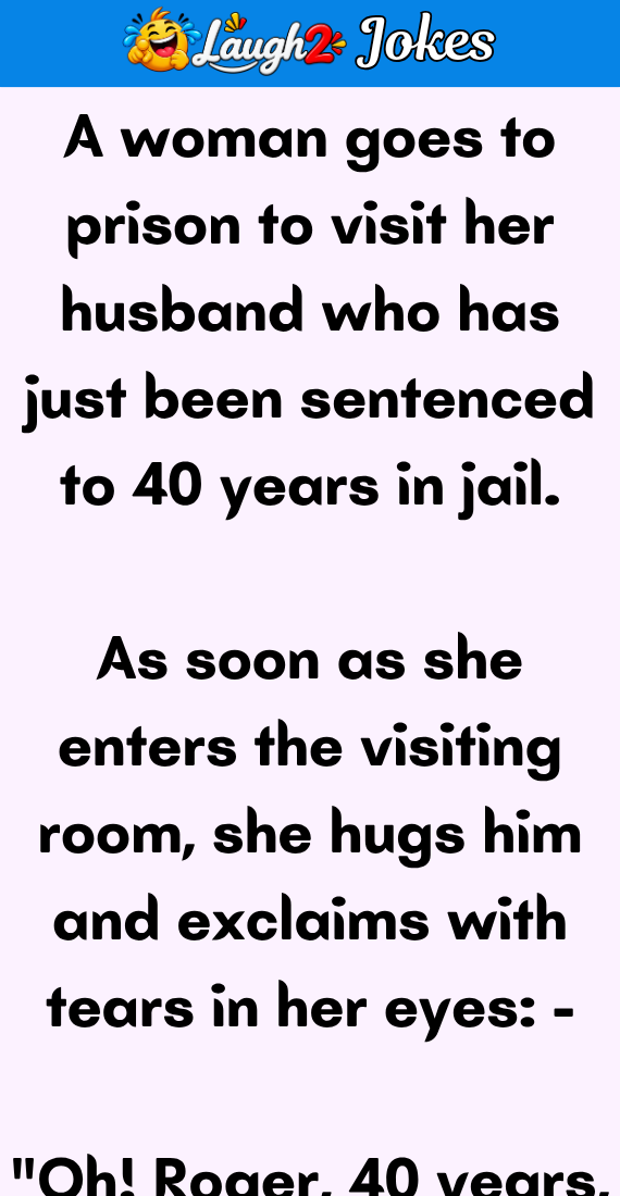 A woman goes to prison to visit her husband