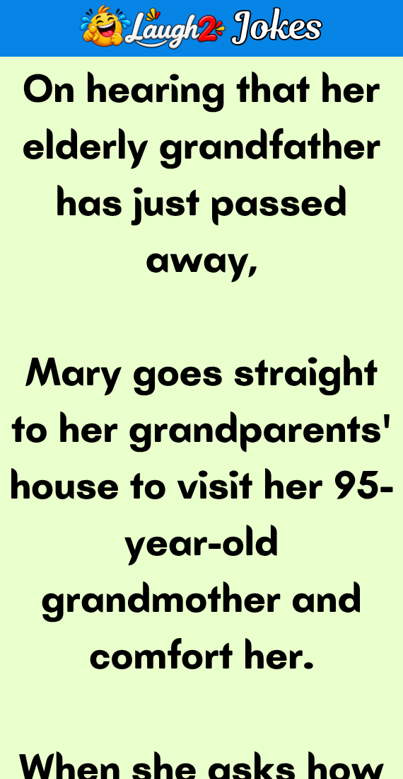 Elderly grandfather has just passed away