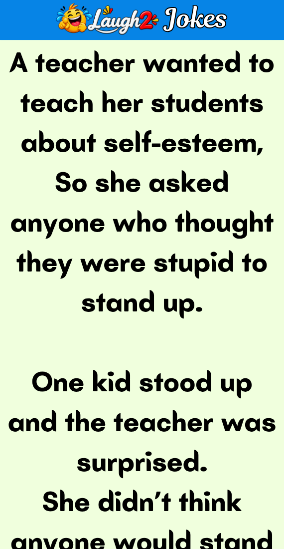 Teacher teaches her students about self-esteem